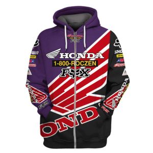 Honda racing hoodies youth, Honda custom moto gear, Honda jacket