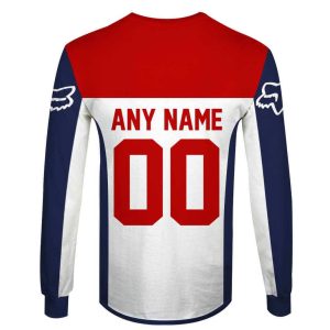 Honda motocross jersey, Honda racing sweatshirt, Honda sweat fox