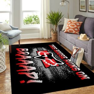 Fox racing patterned rug, Fox racing stunts rug, Fox racing wheelie rug