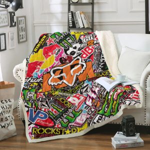 Fox racing jump rug, Fox racing tire track rug, Fox racing adrenaline rug