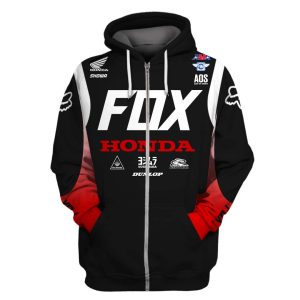 Honda motocross clothing, Honda custom hoodie, Honda nathan shaver