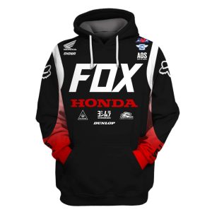 Honda motocross clothing, Honda custom hoodie, Honda nathan shaver