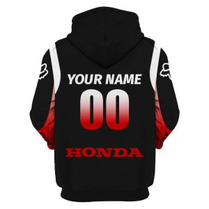 Honda motocross clothing, Honda custom hoodie, Honda nathan shaver