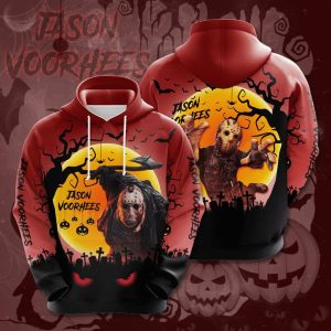JASON VOORHEES & HALLOWEEN MOON 3D ALL OVER PRINTED SHIRTS