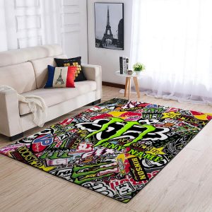 Fox racing dirt bike rug, Fox racing motocross track rug, Fox racing jump rug