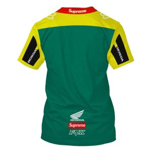 Honda racing gear, Honda cute fox, Honda jersey custom