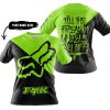 TILL THE FUCKIN FREAKIN TRAINING WHEEL FALL OFF - 3D ALL OVER PRINTED - FOX RACING - GREEN 1 - T-SHIRT