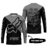TILL THE FUCKIN FREAKIN TRAINING WHEEL FALL OFF - 3D ALL OVER PRINTED - FOX RACING - GREY - JERSEY