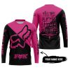 TILL THE FUCKIN FREAKIN TRAINING WHEEL FALL OFF - 3D ALL OVER PRINTED - FOX RACING - PINK 1 - JERSEY