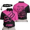 TILL THE FUCKIN FREAKIN TRAINING WHEEL FALL OFF - 3D ALL OVER PRINTED - FOX RACING - PINK 1 - POLO SHIRT