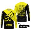 TILL THE FUCKIN FREAKIN TRAINING WHEEL FALL OFF - 3D ALL OVER PRINTED - FOX RACING - YELLOW - JERSEY