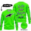 TOO OLD TO RIDE TOO SLOW TO DIE - CUSTOM NAME - ALPINESTARS - GREEN - SWEATER UGLY