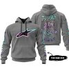 TOO OLD TO RIDE TOO SLOW TO DIE - CUSTOM NAME - ALPINESTARS - GREY