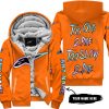 TOO OLD TO RIDE TOO SLOW TO DIE - CUSTOM NAME - ALPINESTARS - ORANGE - FLEECE ZIP HOODIE