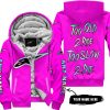 TOO OLD TO RIDE TOO SLOW TO DIE - CUSTOM NAME - ALPINESTARS - PINK  - FLEECE ZIP HOODIE