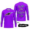 TOO OLD TO RIDE TOO SLOW TO DIE - CUSTOM NAME - ALPINESTARS - PURPLE - JERSEY