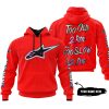 TOO OLD TO RIDE TOO SLOW TO DIE - CUSTOM NAME - ALPINESTARS - RED