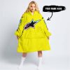 TOO OLD TO RIDE TOO SLOW TO DIE - CUSTOM NAME - ALPINESTARS - YELLOW - OODIE BLANKET HOODIE