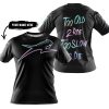 TOO OLD TO RIDE TOO SLOW TO DIE - CUSTOM NAME - ARCTIC CAT - BLACK - T-SHIRT