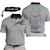 TOO OLD TO RIDE TOO SLOW TO DIE - CUSTOM NAME - ARCTIC CAT - GREY - POLO SHIRT