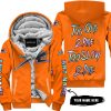 TOO OLD TO RIDE TOO SLOW TO DIE - CUSTOM NAME - ARCTIC CAT - ORANGE - FLEECE ZIP HOODIE