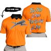 TOO OLD TO RIDE TOO SLOW TO DIE - CUSTOM NAME - ARCTIC CAT - ORANGE - POLO SHIRT