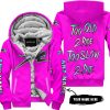 TOO OLD TO RIDE TOO SLOW TO DIE - CUSTOM NAME - ARCTIC CAT - PINK - FLEECE ZIP HOODIE