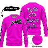 TOO OLD TO RIDE TOO SLOW TO DIE - CUSTOM NAME - ARCTIC CAT - PINK - SWEATER UGLY