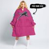 TOO OLD TO RIDE TOO SLOW TO DIE - CUSTOM NAME - ARCTIC CAT - PINK 1 - OODIE BLANKET HOODIE