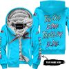 TOO OLD TO RIDE TOO SLOW TO DIE - CUSTOM NAME - ARCTIC CAT - SKY BLUE - FLEECE ZIP HOODIE