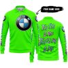 TOO OLD TO RIDE TOO SLOW TO DIE - CUSTOM NAME - BMW - GREEN - LONG SLEEVE POLO SHIRT
