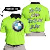 TOO OLD TO RIDE TOO SLOW TO DIE - CUSTOM NAME - BMW - GREEN 1 - POLO SHIRT
