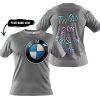 TOO OLD TO RIDE TOO SLOW TO DIE - CUSTOM NAME - BMW - GREY - T-SHIRT