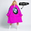 TOO OLD TO RIDE TOO SLOW TO DIE - CUSTOM NAME - BMW - PINK - OODIE BLANKET HOODIE