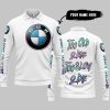TOO OLD TO RIDE TOO SLOW TO DIE - CUSTOM NAME - BMW - WHITE - LONG SLEEVE POLO SHIRT
