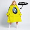 TOO OLD TO RIDE TOO SLOW TO DIE - CUSTOM NAME - BMW - YELLOW - OODIE BLANKET HOODIE