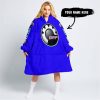 TOO OLD TO RIDE TOO SLOW TO DIE - CUSTOM NAME - CAN AM - BLUE - OODIE BLANKET HOODIE