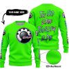 TOO OLD TO RIDE TOO SLOW TO DIE - CUSTOM NAME - CAN AM - GREEN - SWEATER UGLY