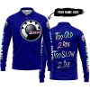 TOO OLD TO RIDE TOO SLOW TO DIE - CUSTOM NAME - CAN AM - NAVY - LONG SLEEVE POLO SHIRT