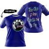 TOO OLD TO RIDE TOO SLOW TO DIE - CUSTOM NAME - CAN AM - NAVY - T-SHIRT
