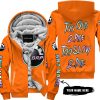 TOO OLD TO RIDE TOO SLOW TO DIE - CUSTOM NAME - CAN AM - ORANGE - FLEECE ZIP HOODIE