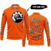 TOO OLD TO RIDE TOO SLOW TO DIE - CUSTOM NAME - CAN AM - ORANGE - LONG SLEEVE POLO SHIRT
