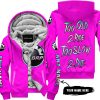 TOO OLD TO RIDE TOO SLOW TO DIE - CUSTOM NAME - CAN AM - PINK - FLEECE ZIP HOODIE