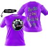 TOO OLD TO RIDE TOO SLOW TO DIE - CUSTOM NAME - CAN AM - PURPLE - T-SHIRT