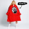 TOO OLD TO RIDE TOO SLOW TO DIE - CUSTOM NAME - CAN AM - RED - OODIE BLANKET HOODIE