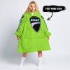 TOO OLD TO RIDE TOO SLOW TO DIE - CUSTOM NAME - DUCATI - GREEN 1 - OODIE BLANKET HOODIE