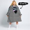 TOO OLD TO RIDE TOO SLOW TO DIE - CUSTOM NAME - DUCATI - GREY - OODIE BLANKET HOODIE