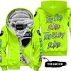 TOO OLD TO RIDE TOO SLOW TO DIE - CUSTOM NAME - DUCATI - NEON - FLEECE ZIP HOODIE