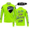 TOO OLD TO RIDE TOO SLOW TO DIE - CUSTOM NAME - DUCATI - NEON - LONG SLEEVE POLO SHIRT