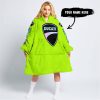 TOO OLD TO RIDE TOO SLOW TO DIE - CUSTOM NAME - DUCATI - NEON - OODIE BLANKET HOODIE